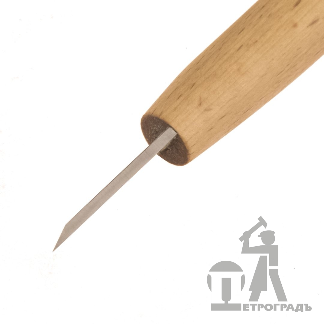 Carving chisel, PETROGRAD, right-handed skew, 12mm Carving chisel, PETROGRAD, right-handed skew, 12mm