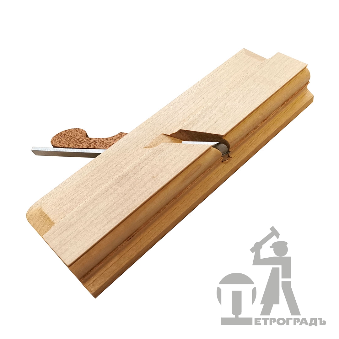 Wooden moulding plane PETROGRAD, ovolo and cove, N1 Wooden moulding plane PETROGRAD, ovolo and cove, N1