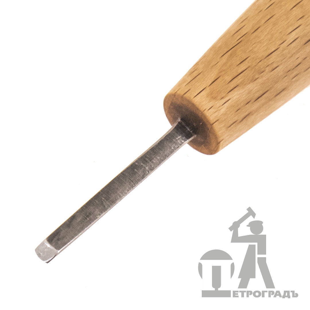 Carving chisel, PETROGRAD, half round, 3mm Carving chisel, PETROGRAD, half round, 3mm