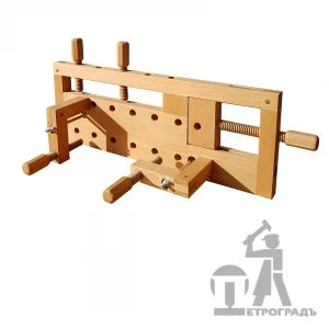 Верстак  деревянный 725*260мм, настольный, Milkmans workbench, с зажимами на стол