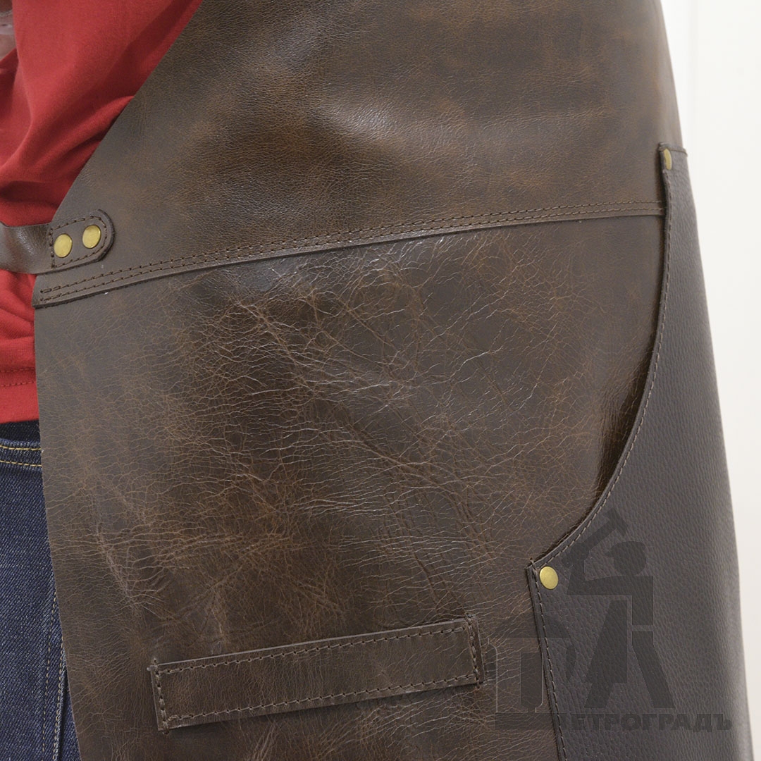 Apron RUBANKOV, model 3, dark-brown Apron RUBANKOV, model 3, dark-brown