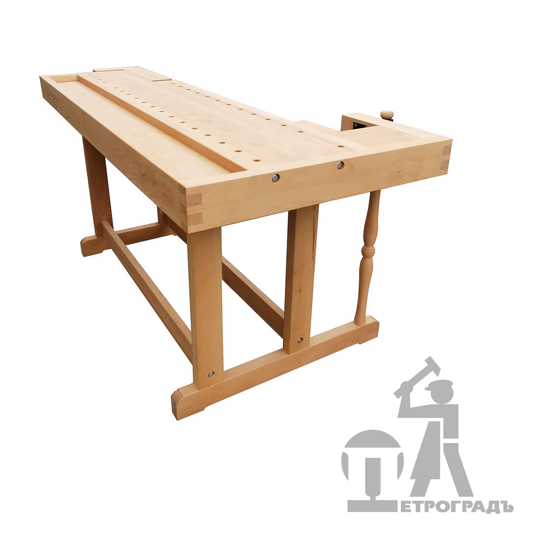 Workbench 2000*600 mm, with tray, front shoulder vise HV511, side shoulder vise HV510 Workbench 2000*600 mm, with tray, front shoulder vise HV511, side shoulder vise HV510