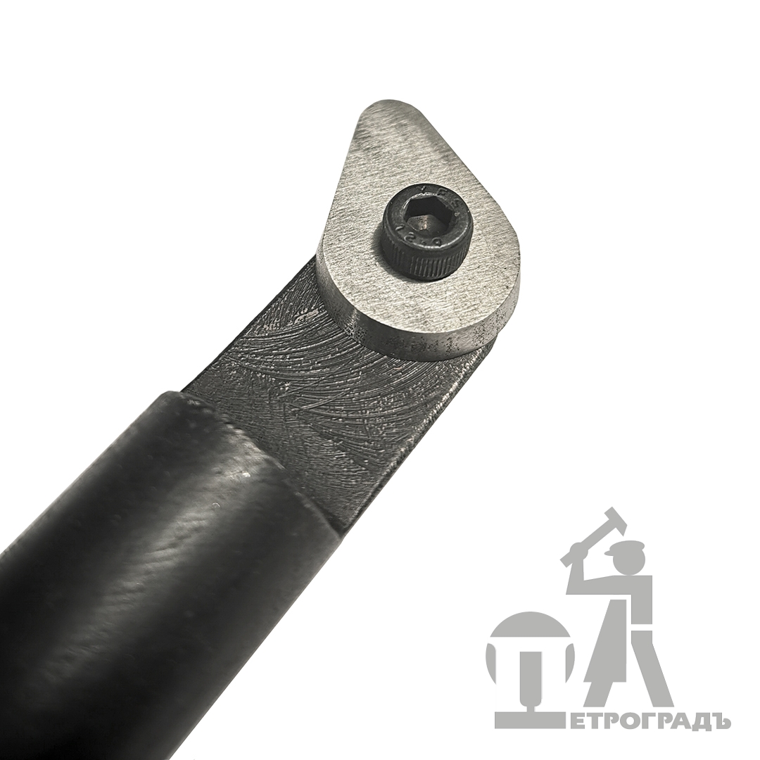 Woodturning gauge hollowing scraper, type 1R, 830mm/330mm/d20mm, with one blade Woodturning gauge hollowing scraper, type 1R, 830mm/330mm/d20mm, with one blade