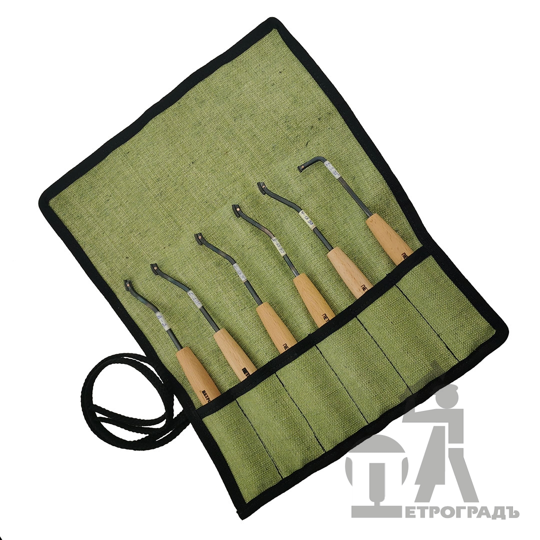 Checkering set, type N1, 90°/18lines, 6 tools Checkering set, type N1, 90°/18lines, 6 tools
