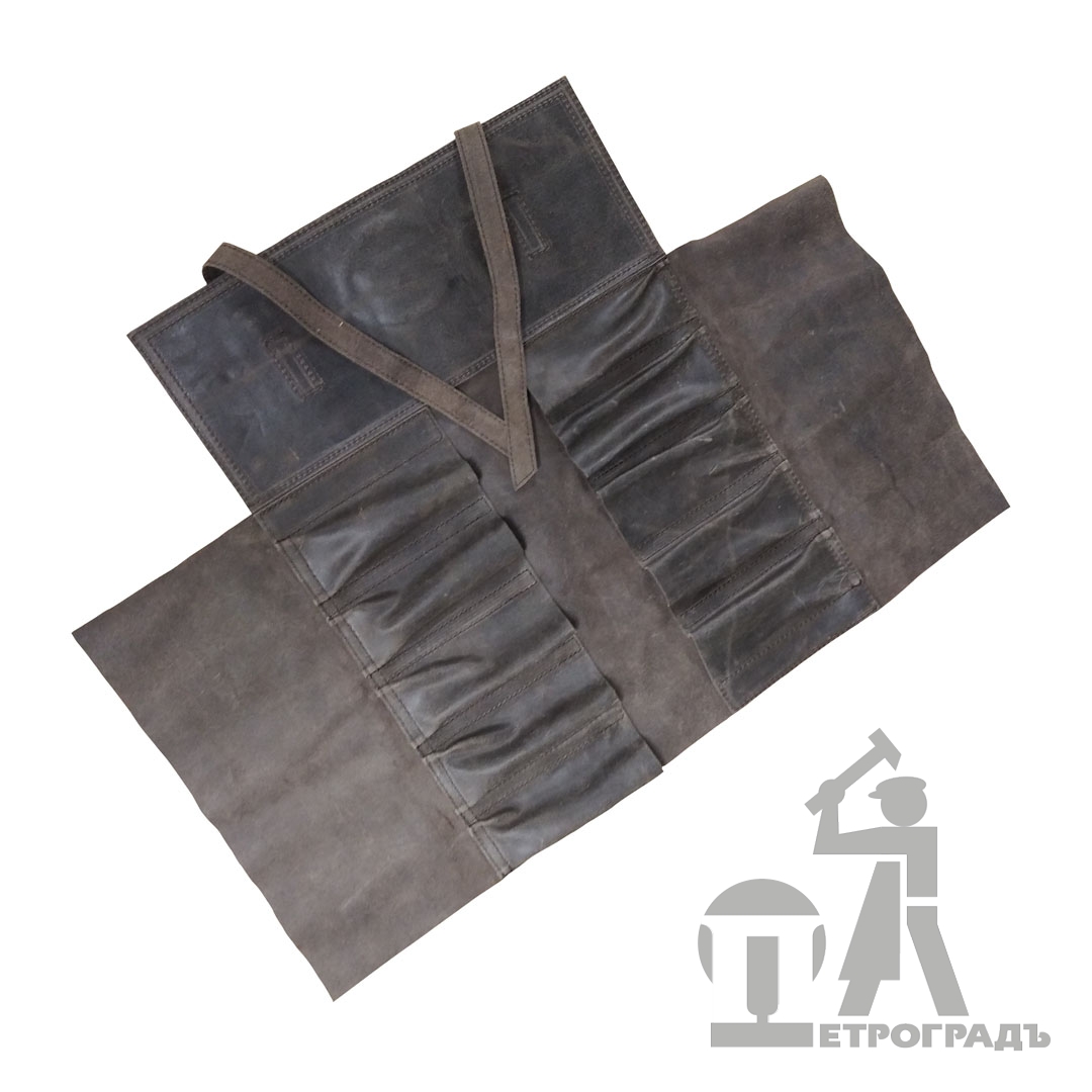 Leather 10 pocket Tool Roll, RUBANKOV Leather 10 pocket Tool Roll, RUBANKOV