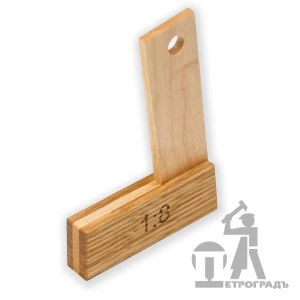 Угольник деревянный с упором, ПЕТРОГРАДЪ, для косых шипов, 1/8